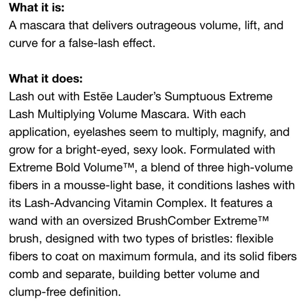 Estée Lauder Sumptuous Extreme Lash Mascara - Picture 11 of 11